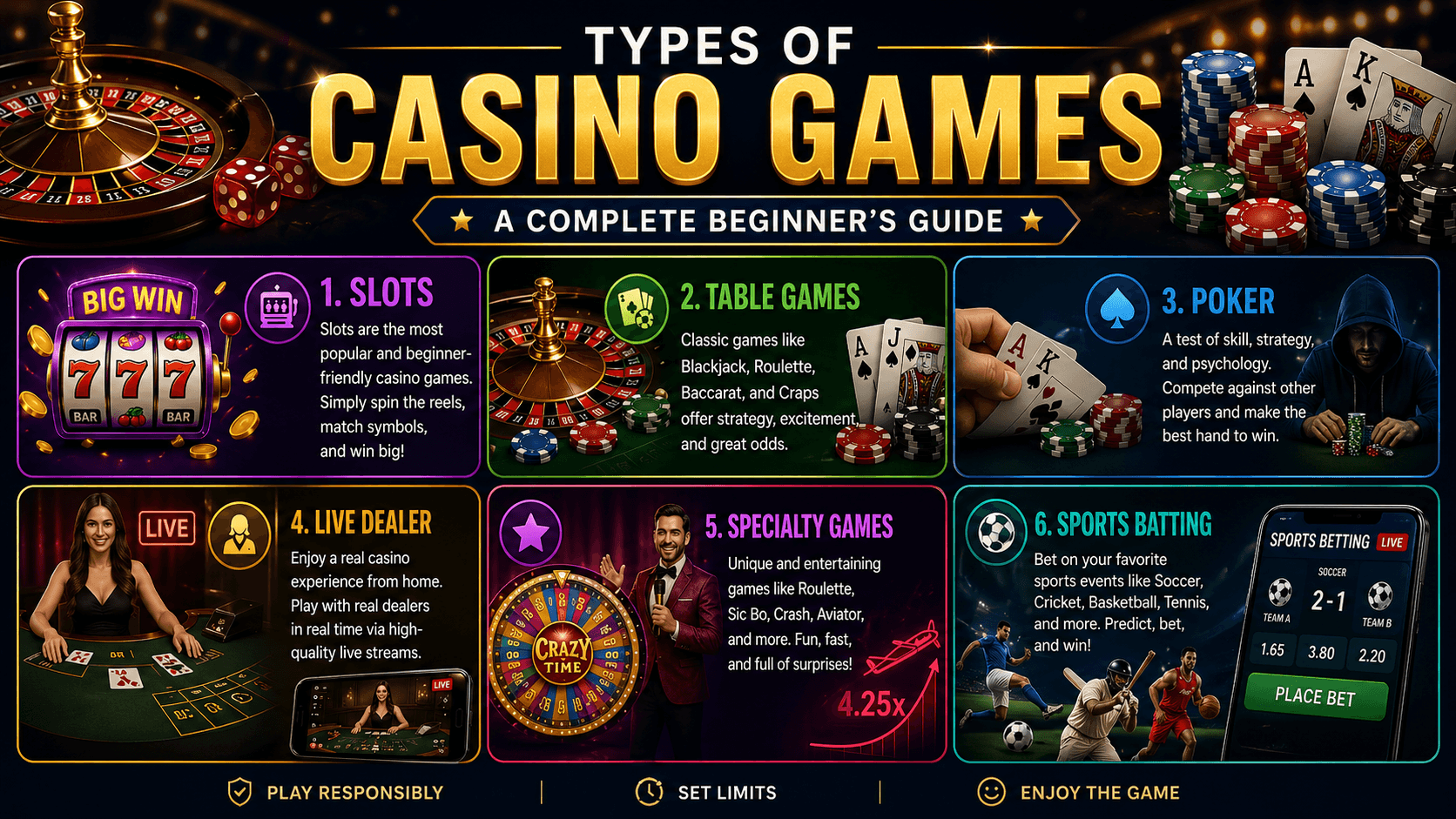 casino games guide for beginners