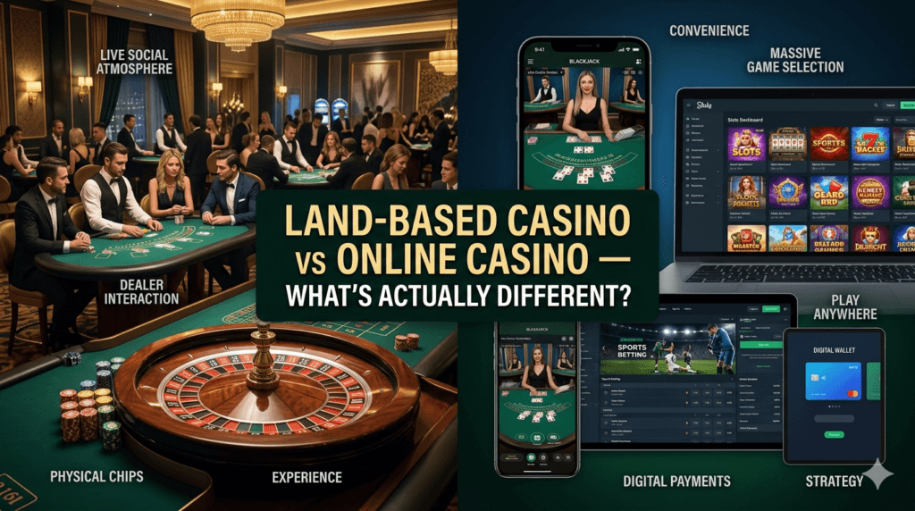 Land-Based vs. Online Casino