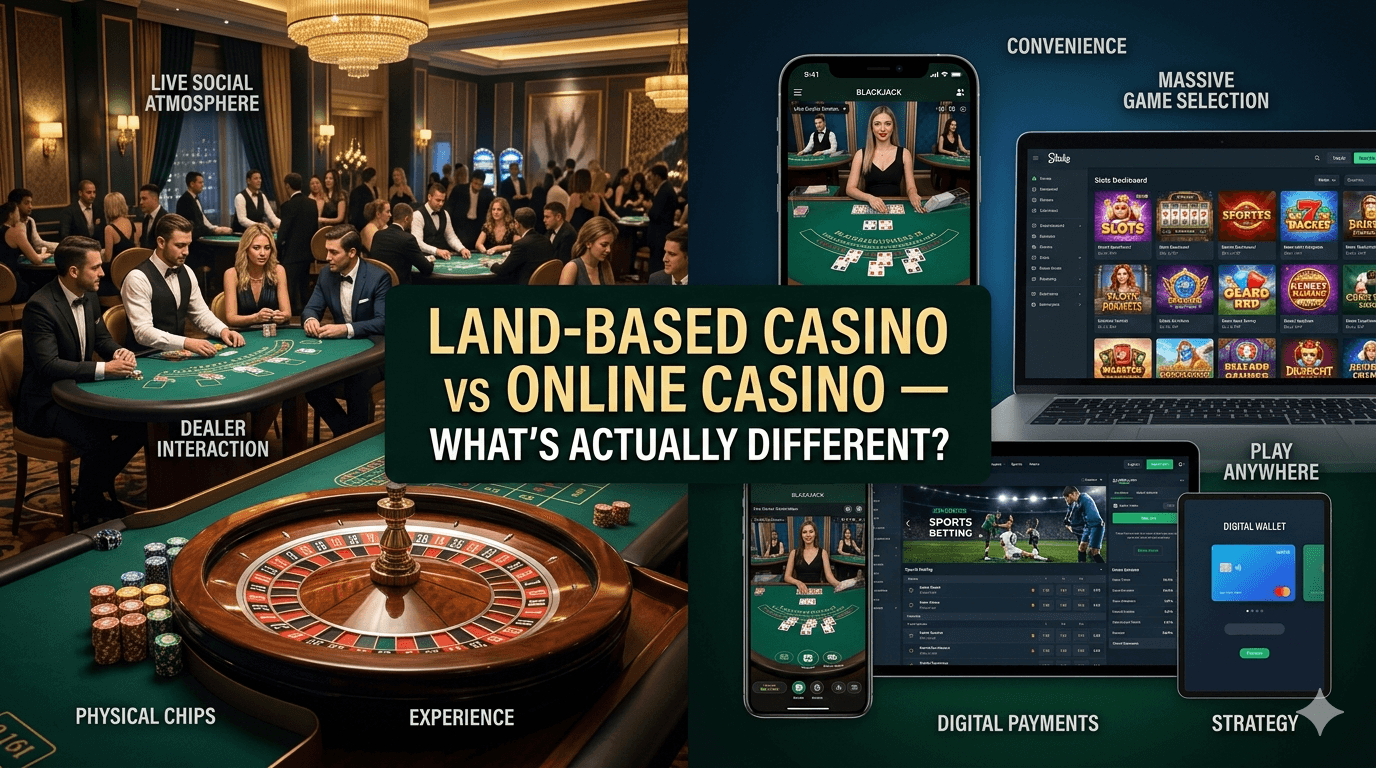 Land-Based vs. Online Casino